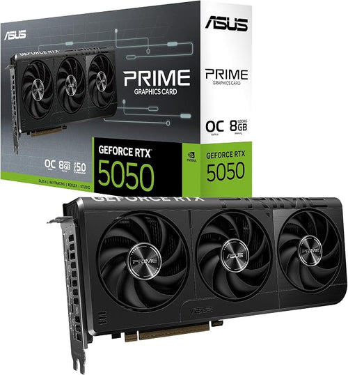 ASUS Prime GeForce RTX 5050 8GB GDDR6 OC Edition Gaming Graphics Card